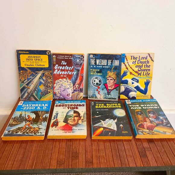 19 Vintage Classic  Sci Fi Paperback Novels - Picture 4 of 7